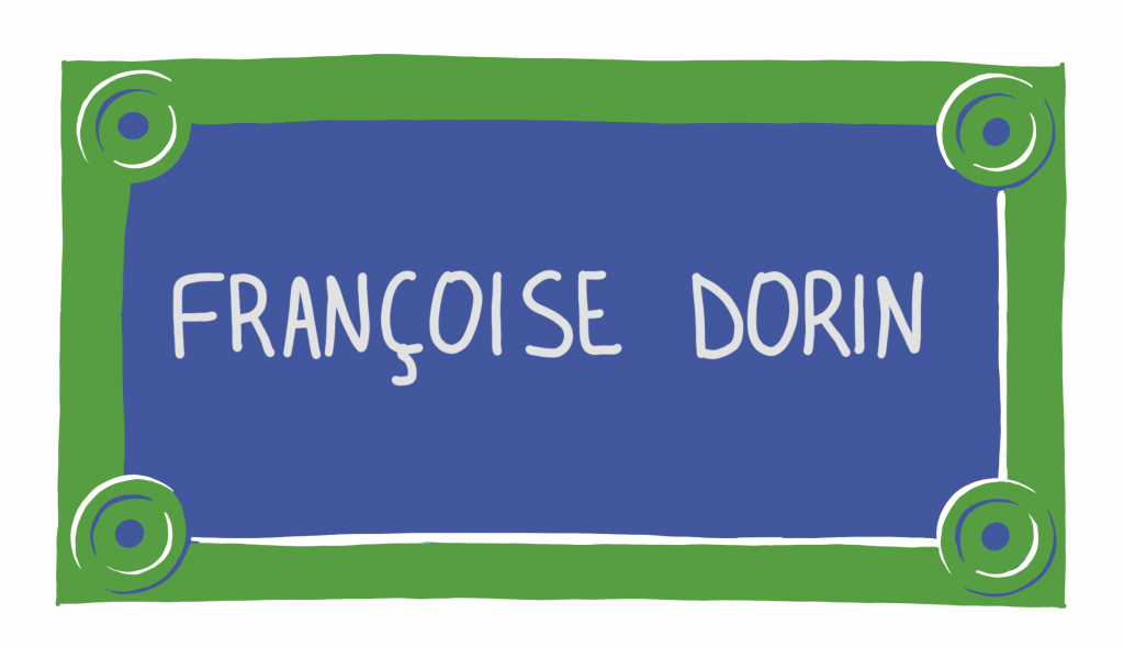 Françoise Dorin  une femme du patrimoine dans l'espace publique