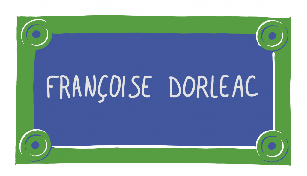 Françoise Dorléac  une femme du patrimoine dans l'espace publique
